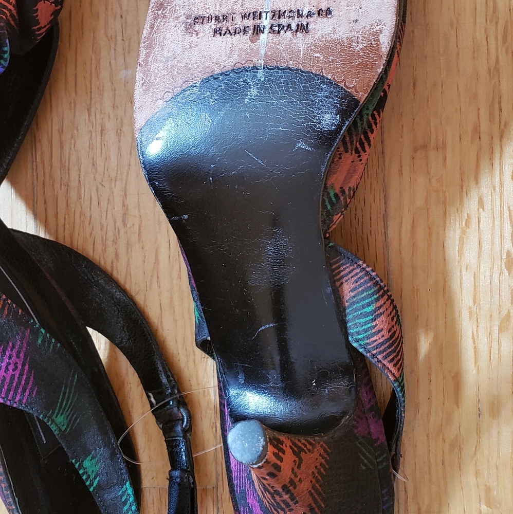 Colorful Stuart Weitzman Sling Back - Picture 3 of 3